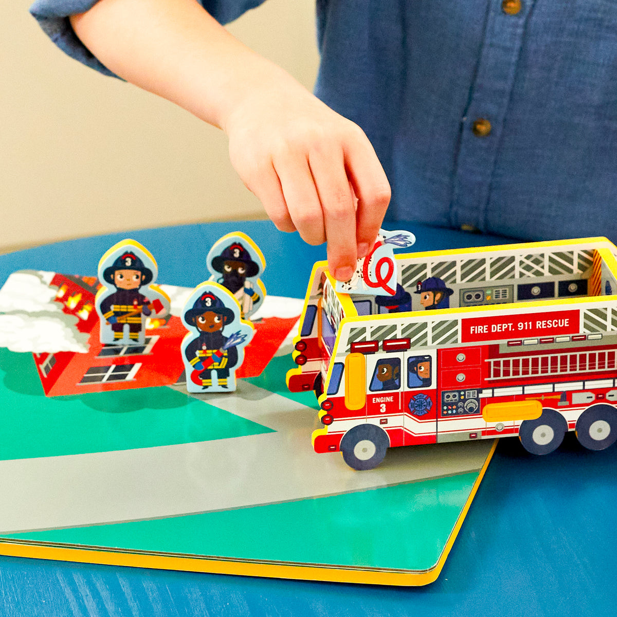 Fire Truck Pop‑Together Playworld