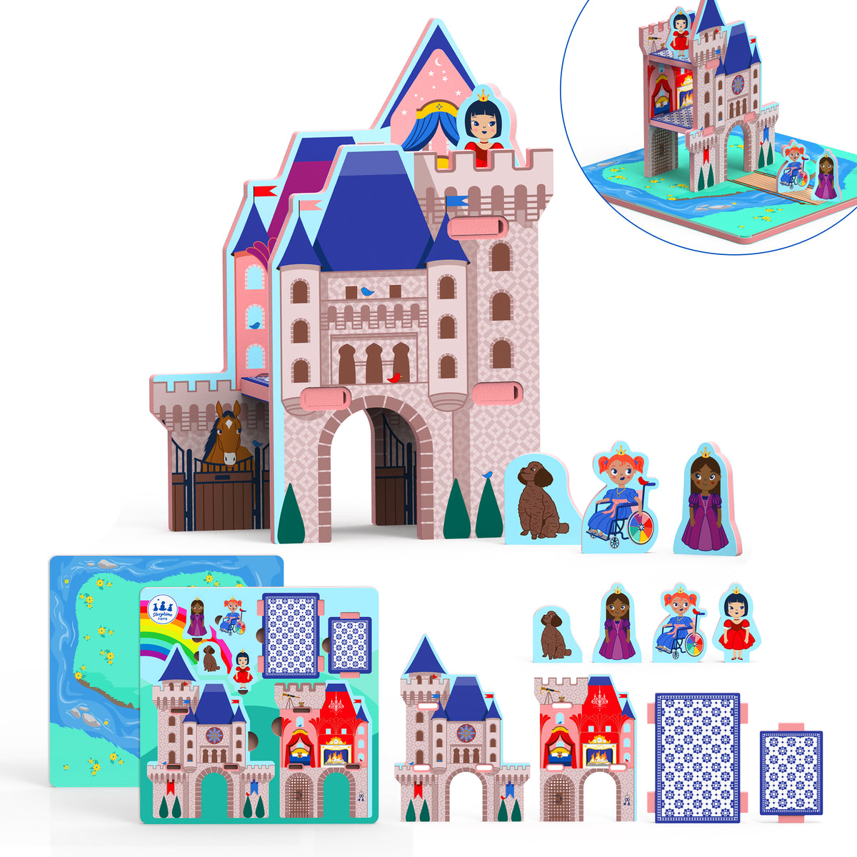 Princess Castle Pop-Together Playworld