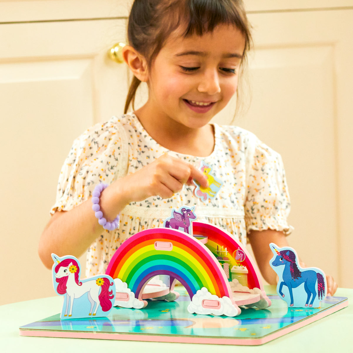 Unicorn Rainbow Pop-Together Playworld
