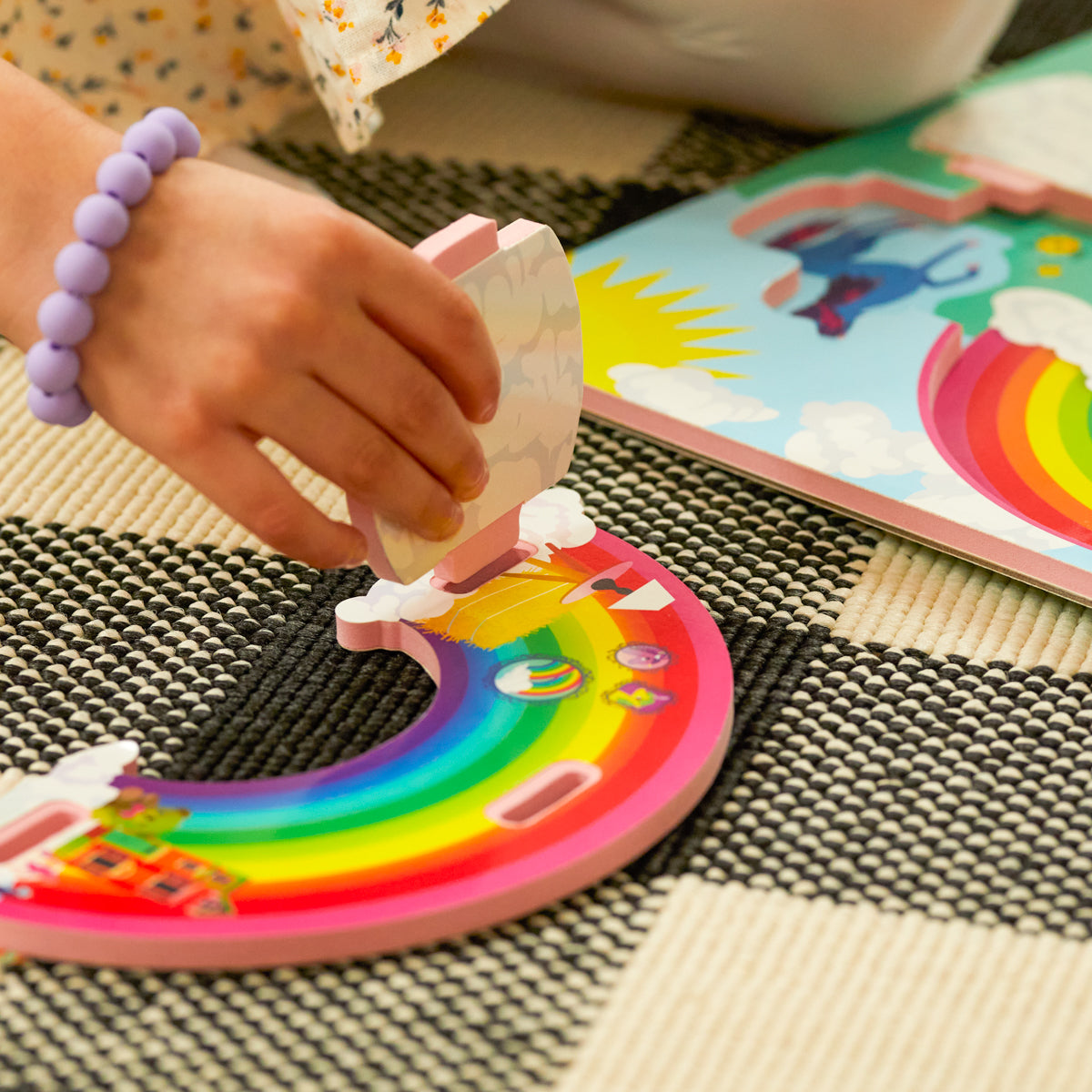 Unicorn Rainbow Pop-Together Playworld