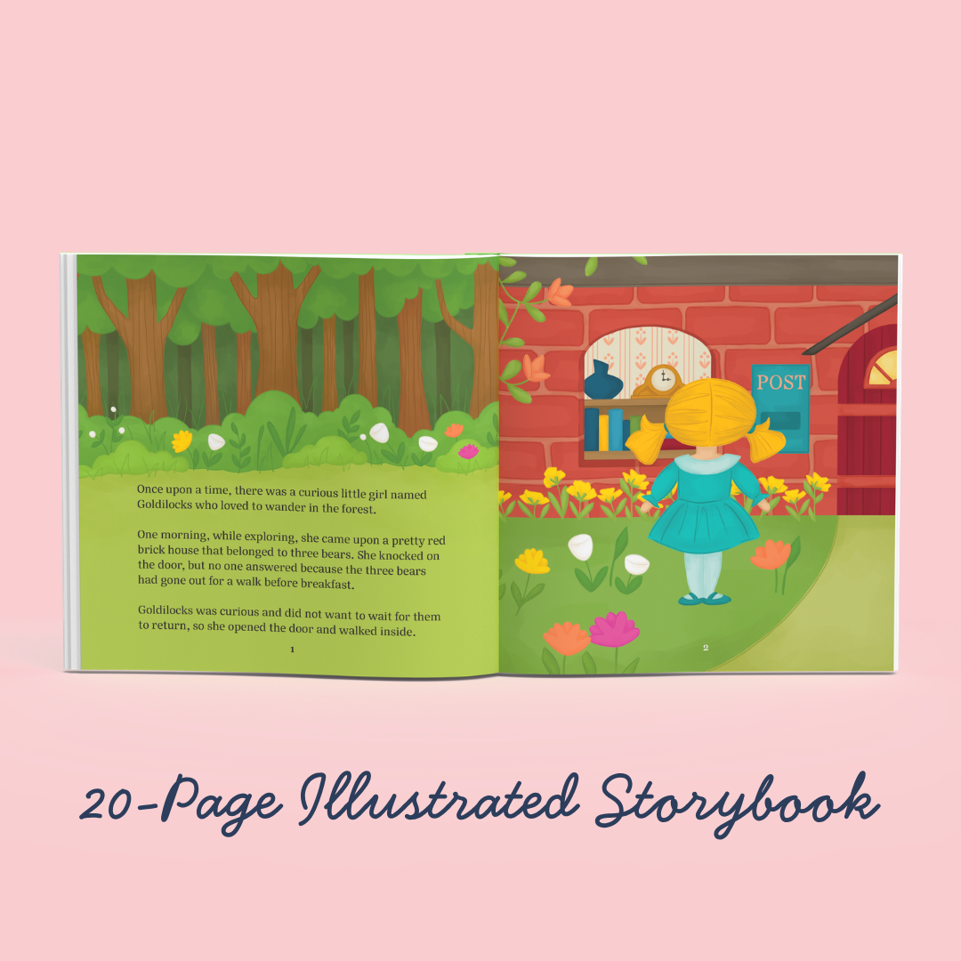 Goldilocks and the Three Bears Storybook Playset