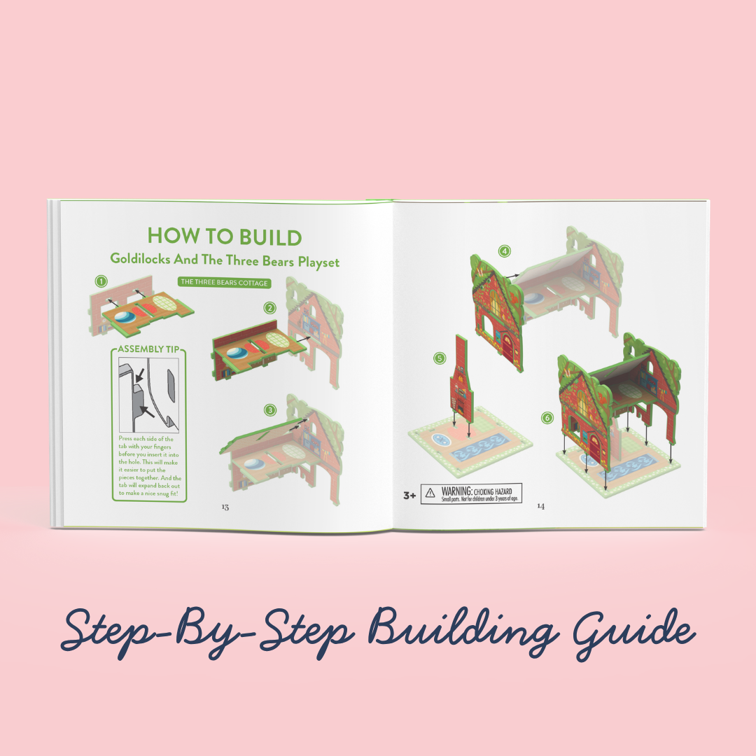 Goldilocks and the Three Bears Storybook Playset