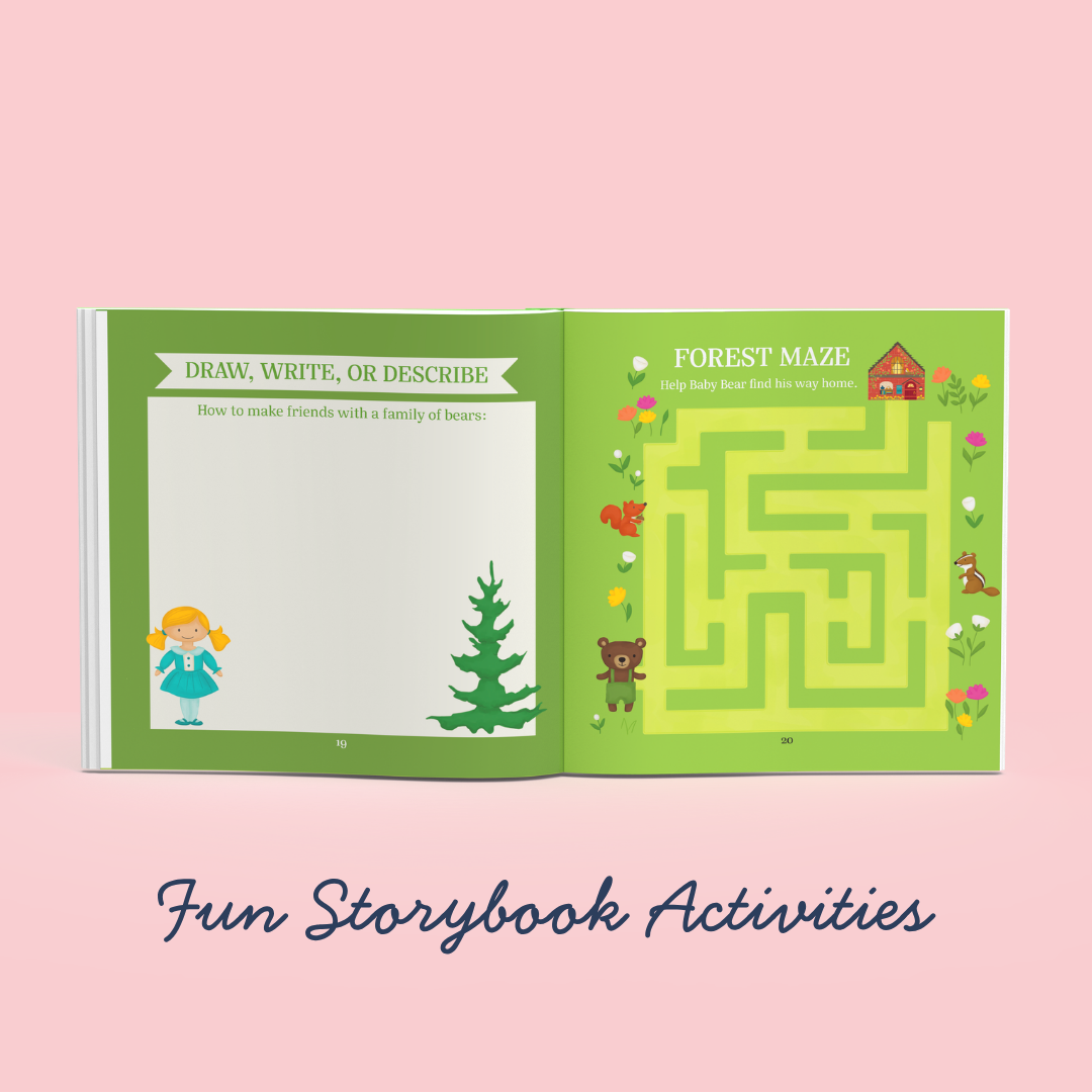 Goldilocks and the Three Bears Storybook Playset