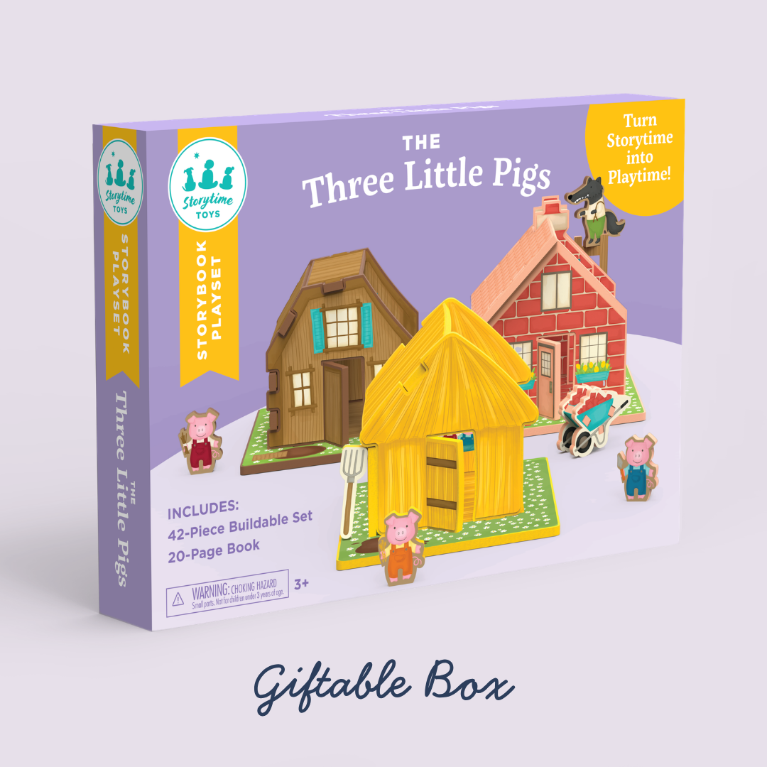 The Three Little Pigs Storybook Playset