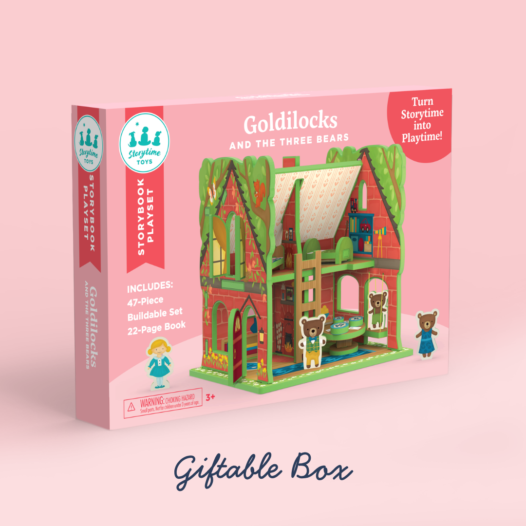 Goldilocks and the Three Bears Storybook Playset