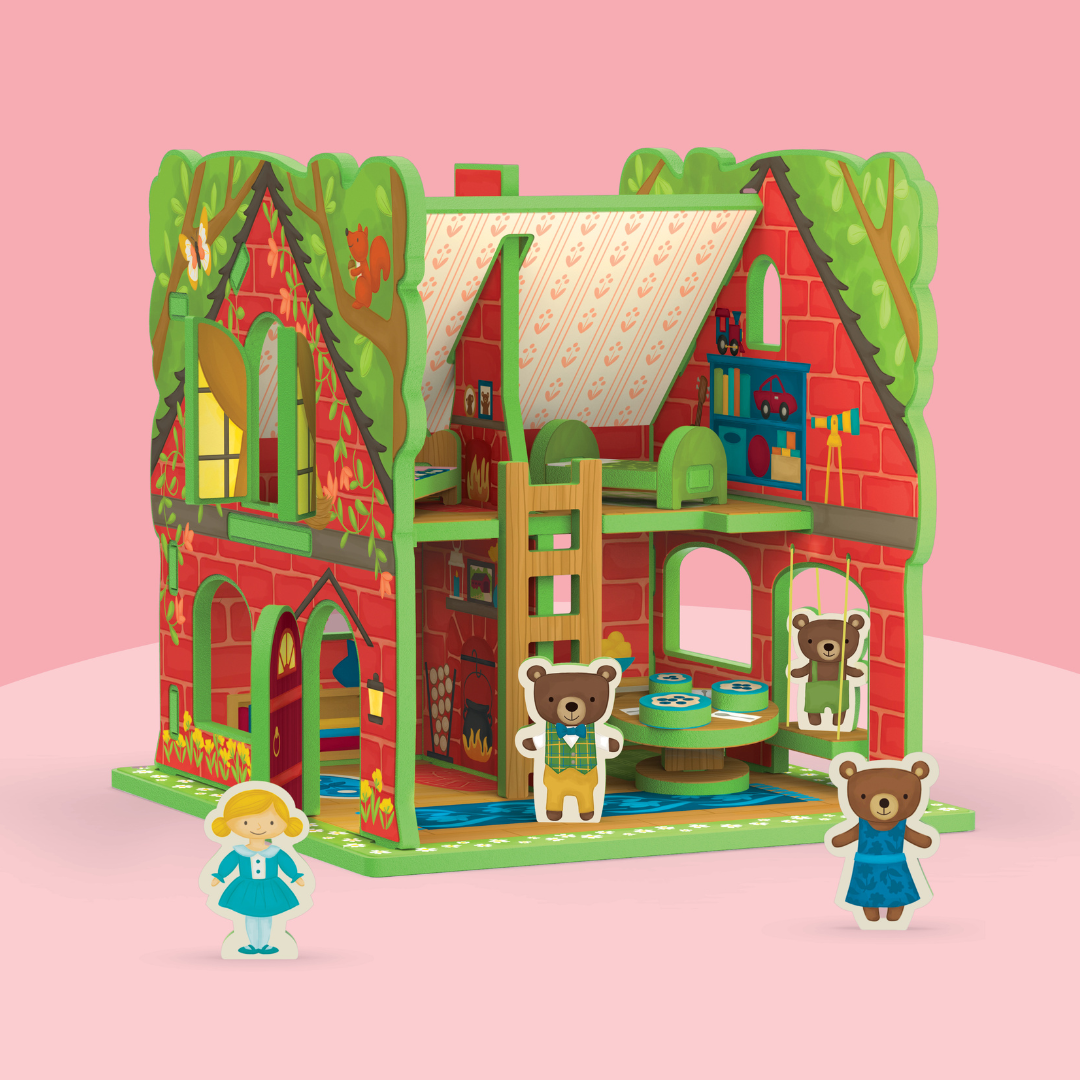 Goldilocks and the Three Bears Storybook Playset