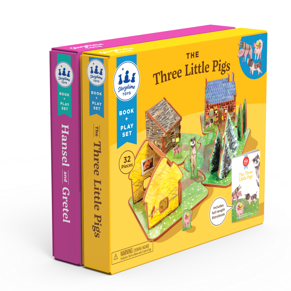 Happily Ever After Duo - The Three Little Pigs &amp; Hansel &amp; Gretel Storybook Playsets