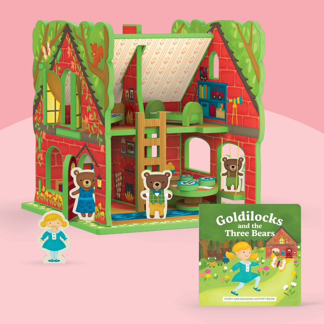 Goldilocks and the Three Bears Storybook Playset