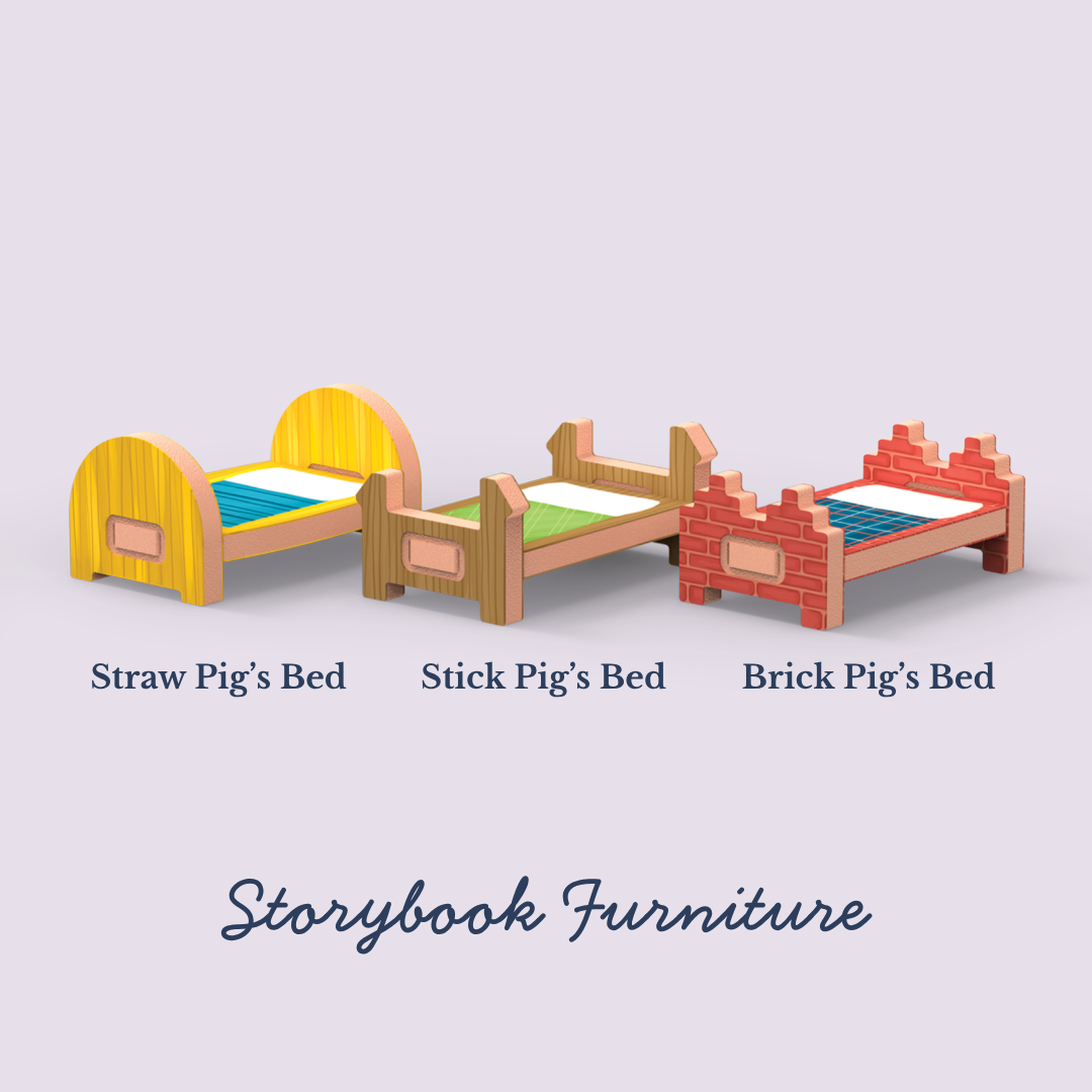 The Three Little Pigs Storybook Playset