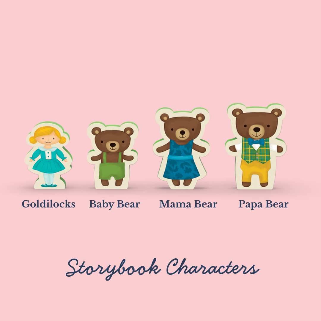 Goldilocks and the Three Bears Storybook Playset