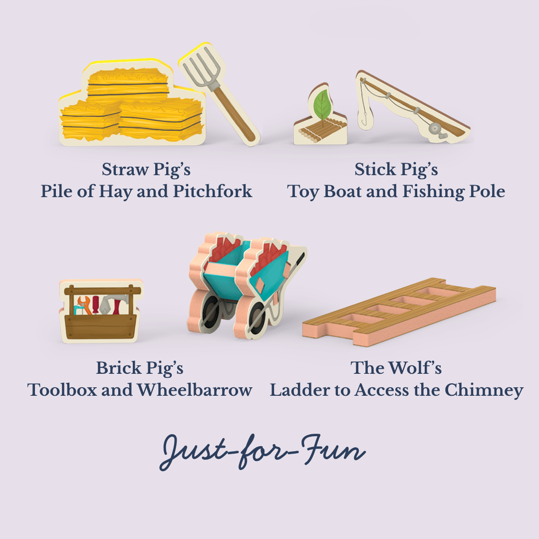 The Three Little Pigs Storybook Playset
