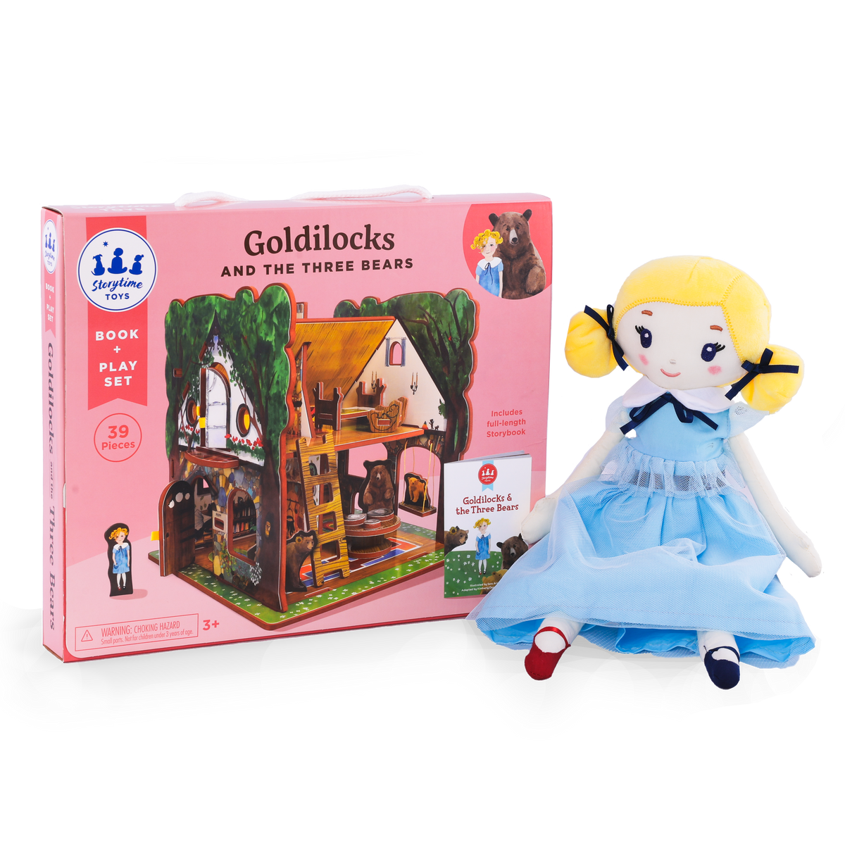 Goldilocks Collector’s Gift Set – Storybook Playset + Limited Edition Doll